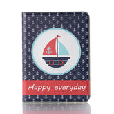 Funda de cuero con tapa horizontal y diseño de dibujos animados para iPad mini 6/mini 2024